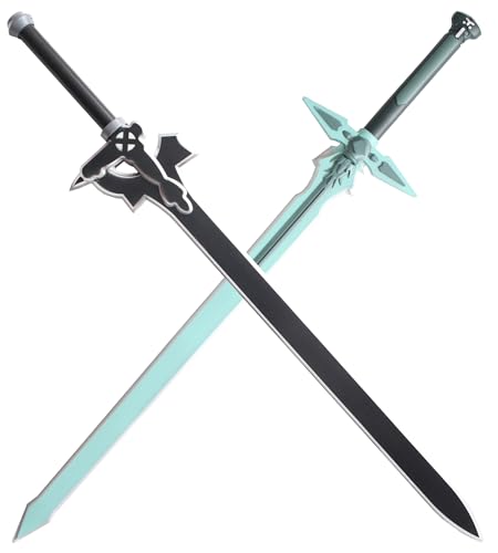 Sword Art Online Pack 2 Epee en Mousse Latex Kirito Repulser et Elucidator Lot Epees