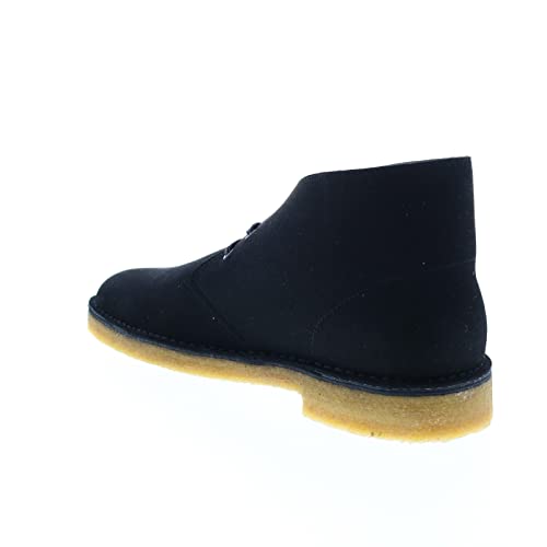 Image of Clarks Desert Boot Black Vegan 7.5 D (M)