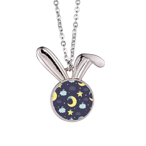 Collier lapin lune et nuit pour sublimer vos tenues de soirée