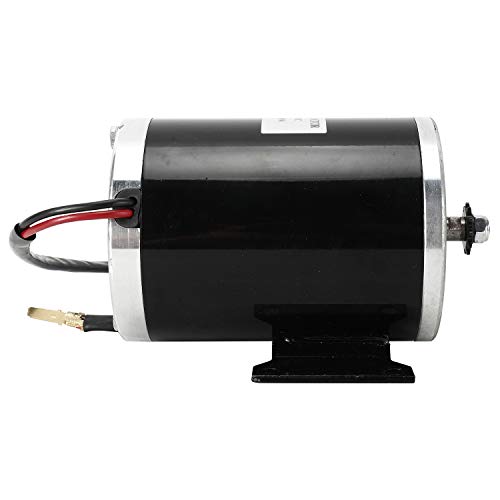 Yaegarden 1000W Electric Brush DC Motor 3000RPM DC Motor 48V Electric DC Motor Brushed Motor With Mounting Bracket
