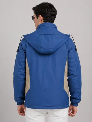 Image of Men's Waterproof Winter Jacket | Reversible & Removable Hood | 99% Water-Resistant | Heavy-Duty Warm Jacket with 4 Pockets