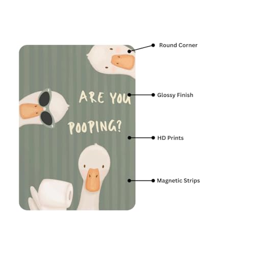 Image of Zesta Bathroom Decor Items Washroom Decor Tin Sign | Aesthetic Posters Wall Poster for Bedroom | Magnetic Cafe Decoration Items / Restaurant Decorations Items | Quirky Home Decor Bar Accent (Bathroom (2))