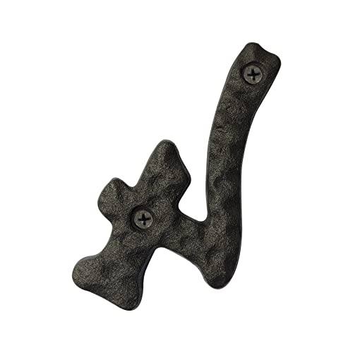 4 Inch House Numbers For Outside, Cast Iron Metal Address Home Number, Unique Craftsman-Style Look, Black Number 4 #TOP2