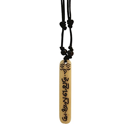 Image of Divya Mantra Om Mani Padme Hum Mantra Pendant Necklace