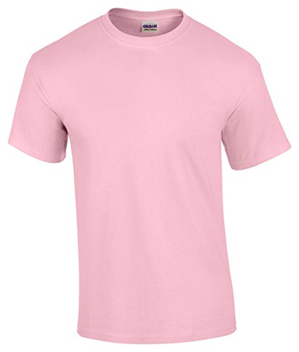 Gildan 5.3oz Heavy Cotton Short Sleeve T-Shirt - Light Pink 5000 M