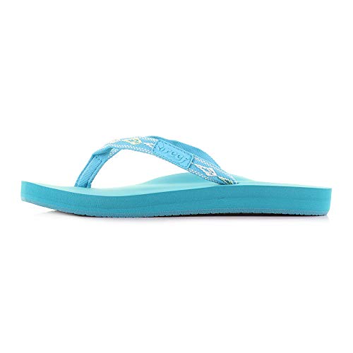 Buy Reef Women's Ginger SlipOn FlipFlop Sandals, Tropical Aqua (TRPCLAQA/TQA), 9 at Amazon.in