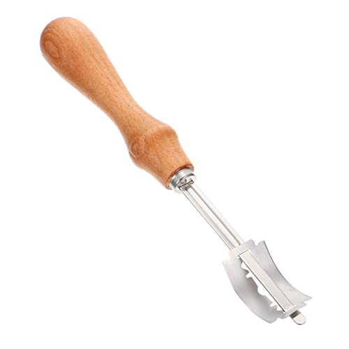 HEMOTON 1 Juego Cuchillo para Contornear Pan Desmenuzadores para Servidores Cortador De Masa Cojo Navaja para Marcar Pan Cojo para Hacer Pan Cortador De Pan Accesorios De Madera Familiar
