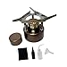 Zxpjkyu Alcohol Burner Camp Furnace Lightweight Portable Spirit Burner with Foldable Bracket for Outdoor Hiking Household Commercial
