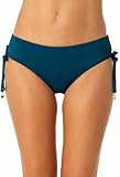 Anne Cole Women’s Alex Solid Size Tie Adjustable Bikini Swim Bottom, Deep Sea Blue, Large