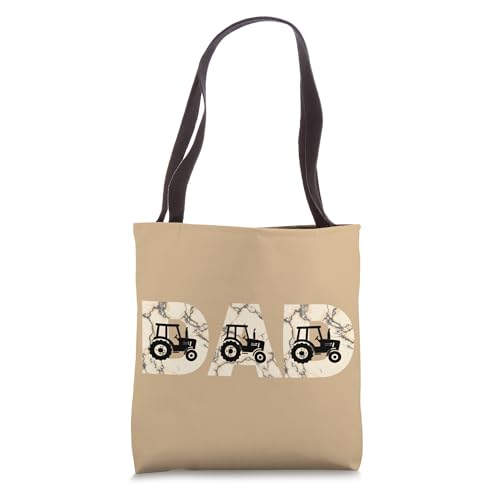 Dad Tractor Farm Father Fathers Day For Men Tote Bag