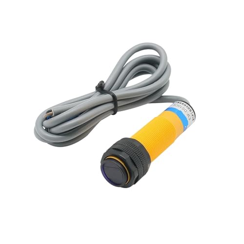 Infrarot E3F-DS10 M18 diffuse Reflexion Lichtschranke Sensor DC 12V 3-Draht NO 24V Erfassungsbereich 10CM einstellbar(E3F-DS10B2)