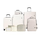 3 Piece Luggage Sets with Backpack, Hardshell ABS Suitcase Set with Spinner Wheels,Tsa Lock, Lightweight Hardside Travel Suitcases for Men Women