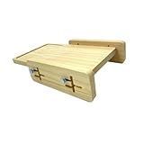 Zanthicia Brotschneider für selbstgebackenes Brot, horizontaler, manueller Holz Brotschneider mit einstellbarer Schnittstärke, leicht zu reinigen, Küchenzubehör, Maschine für Brotlaibe