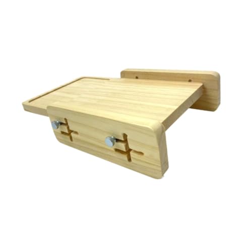Trancheuse à pain horizontale en bois QOKLIYUI avec guide réglable