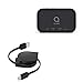 BoxWave Cable Compatible with Alcatel LINKZONE 2 Mobile Hotspot - miniSync - USB-A to USB Type-C, Retractable Cable - USB-A to USB Type-C for Alcatel LINKZONE 2 Mobile Hotspot