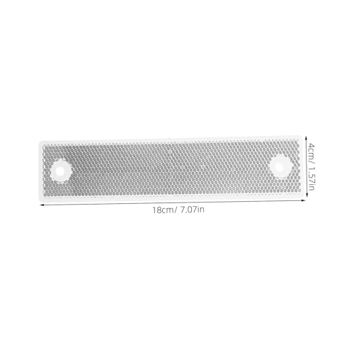 2 reflejantes rectangulares para seguridad vial miniatura 2