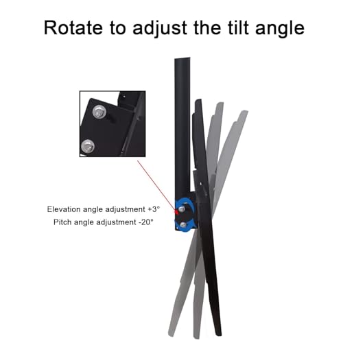 Support de montage TV plafond réglable pour écran de 50 à 100 pouces
