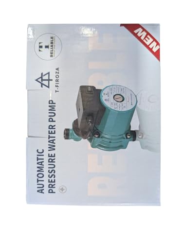 Image of 120W SUPER SILENT Inline Automatic Water Pressure Pump With Wall Mounting Bracket Suitable for Hot Water Circulation, Washing Machine, RO & Shower