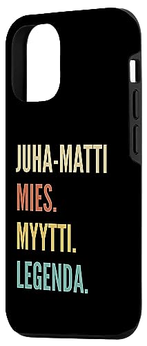 Image of iPhone 12 /12 Pro Funny Finnish First Name Design - Juha-Matti Case