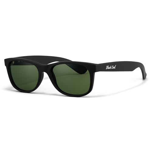Black Sail Jib Polarized Sunglasses – Lightweight Low-Profile Frame, UV400, 7-Layer Lenses for Everyday Adventure
