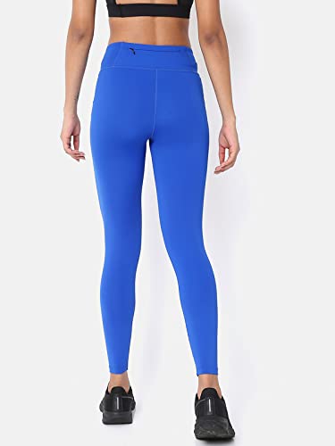 Image of CULT Women's Solid Polyester 4-Way Stretch, AbsoluteFit Training Tights, Moisture-Wicking, Leggings for Sports, Gym, Active Wear