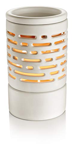 Funziona tramite una tealight che brucia le essenze che più si preferiscono