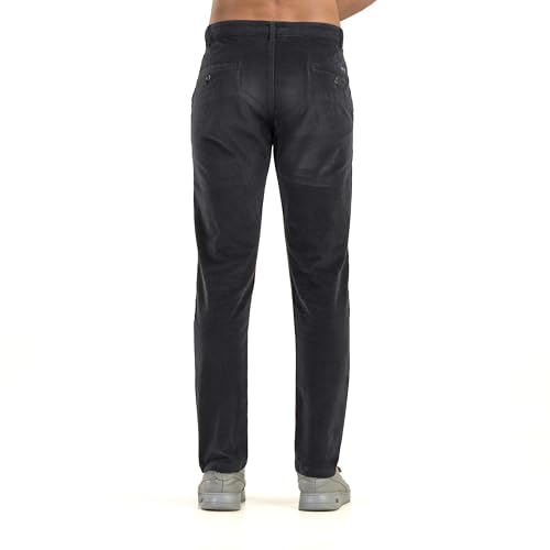 Image of BELANO Men Slim Fit Corduroy Cotton Stretch Chinos