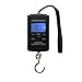 40kg waga cyfrowa LED mini waga przenośna kuchnia 40kg/10g waga elektroniczna wisząca kieszeń wędkarska waga hak (kolor: czarny)