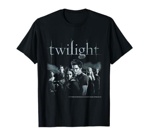 Twilight Black and White Moody Cast Photo Vampire Movie T-Shirt