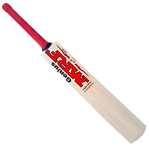 MRF. Genius Virat Kohli Popular Willow Cricket Bat for Age 9-10 Years Old Kid's, 4