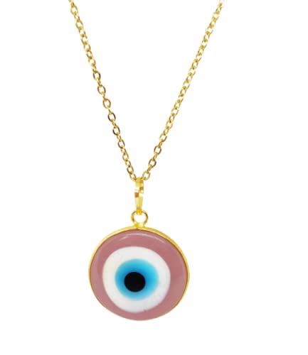 1 PC Big Evil Eye Handmade Glass Lamp work Unisex Pendant Necklace for Men, Women, Girls & Boys | Evil Eye Pendant Necklace-image-22
