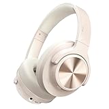 FIO MOTUS Noise Cancelling Headphones: Wireless Over Ear Bluetooth Headphones with 130H Playtime - Hi-Res Sound Custom EQ via App Deep Bass Comfort Fit Ear Cups for Travel Home Office