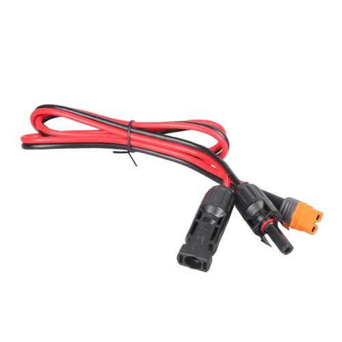 Cable XT60IF hembra de 12 AWG para una carga solar fiable en tu camper o huerto
