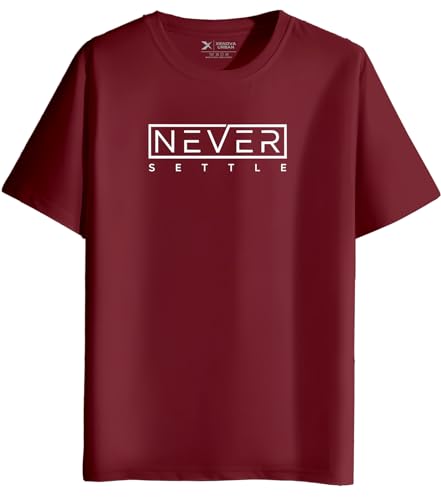 Image of XENOVAURBAN Unisex Adults Regular and Plus Size XVA-A6 Printed Round Neck 100% Cotton Tshirt (Pack of 1)