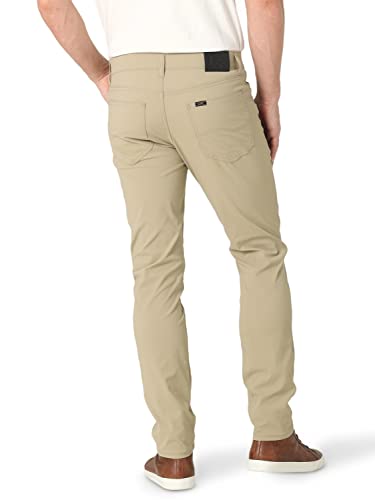 Lee Men's Extreme Motion 5 Pocket Synthetic Slim Fit Pant3