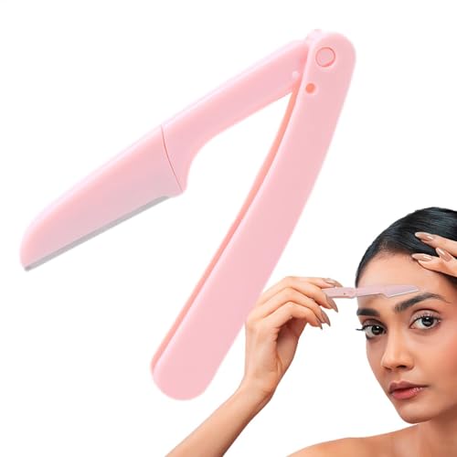 Rasoio pieghevole per sopracciglia, rasoio per sopracciglia, coltello pieghevole per sopracciglia, eyebrow shaper | Rasoio viso femminile professionale, strumenti di bellezza portatili per la casa e i