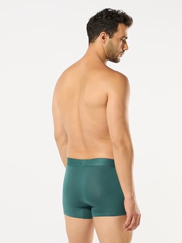 Image of ESSA Men's Ultra-Soft Modal Trunk Underwear | Moisture-Absorption with 4-Way Stretch | Breathable Contour Pouch, Microfiber Waistband with Spandex
