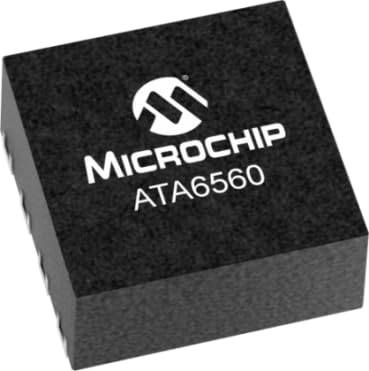 Microchip Technology, ATA6560-GBQW-N, S-PDSO-N8 ATA6560 Tape & Reel (TR) CAN Interface Receiver 120mV 70mA 3mm 5Mbps (50 Item/s)