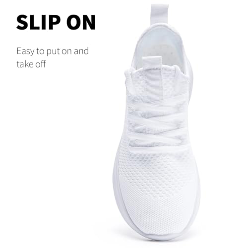 Mens Slip On Sport Running Walking Non Slip Lightweight Sneakers Breathable mesh Shoes Knitted Outdoor Working Casual for Men4