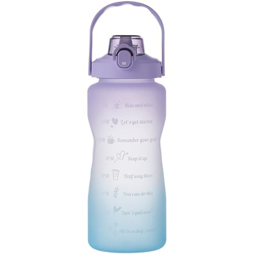 RAOPLA 2L Sports Water Bottle, BPA Free, with Straw