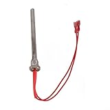 Kit de encendido de varilla caliente de 230 V 300 W compatible con modelos de estufa de pellets P6 P9 y P12 de 10 x 150 mm, acero inoxidable