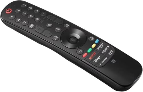 Mando a distancia original LG MR22GN Magic compatible con LG AKB76039901 Smart TV modelos 2021/2022 con botones Alexa, Netflix, Prime, Google y Disney+