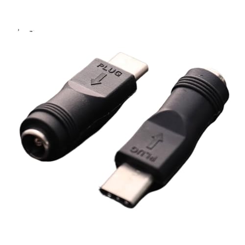 1PC DC 電源アダプタコンバータ 5.5x2.1mm メスジャック - USB タイプ C オスコネクタ