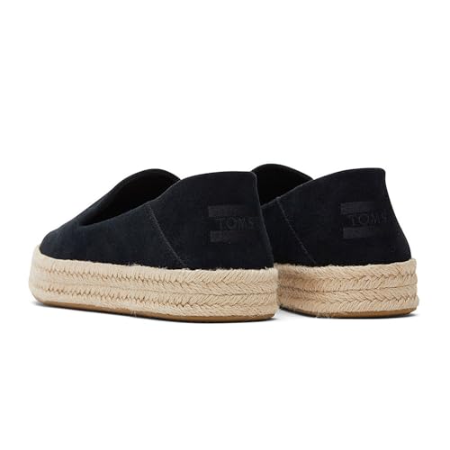 Image of TOMS Women's Carolina Slip-on Espadrille, Leather Upper
