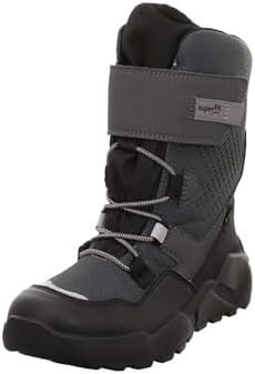 Superfit Herren Jungen Rocket Jungen Warm Gefütterte Gore-tex Schwarz/Grau 0010Schneestiefel