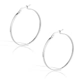 38 Titanium (Medical Grade Material) Fashion HOOP Earrings, Business Party Dress, Hundred Matching O