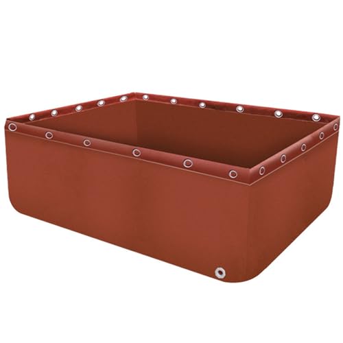 Faltbarer PVC-Fischteich mit Ablassventil – Wasserkulturpool für Koi-Schildkröten & Garten | Tragbarer Kunststoff-Teich für den Außenbereich