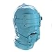 Halloween Mask Soft Leather Head Hood with Removable Blindfold - Trendy Fashion Costume Accessory for Cosplay Enthusiasts (Blue, 10cm)