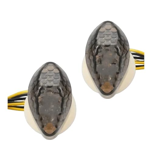 Clignotant indicateur moto ambre LED encastré universel sport rue 15