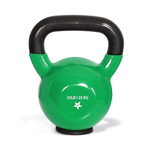 Image of Yes4All Kettlebells Rubber Base, Kettlebell Set for Women, Strength Training Kettlebells Weights (10-65 lbs)